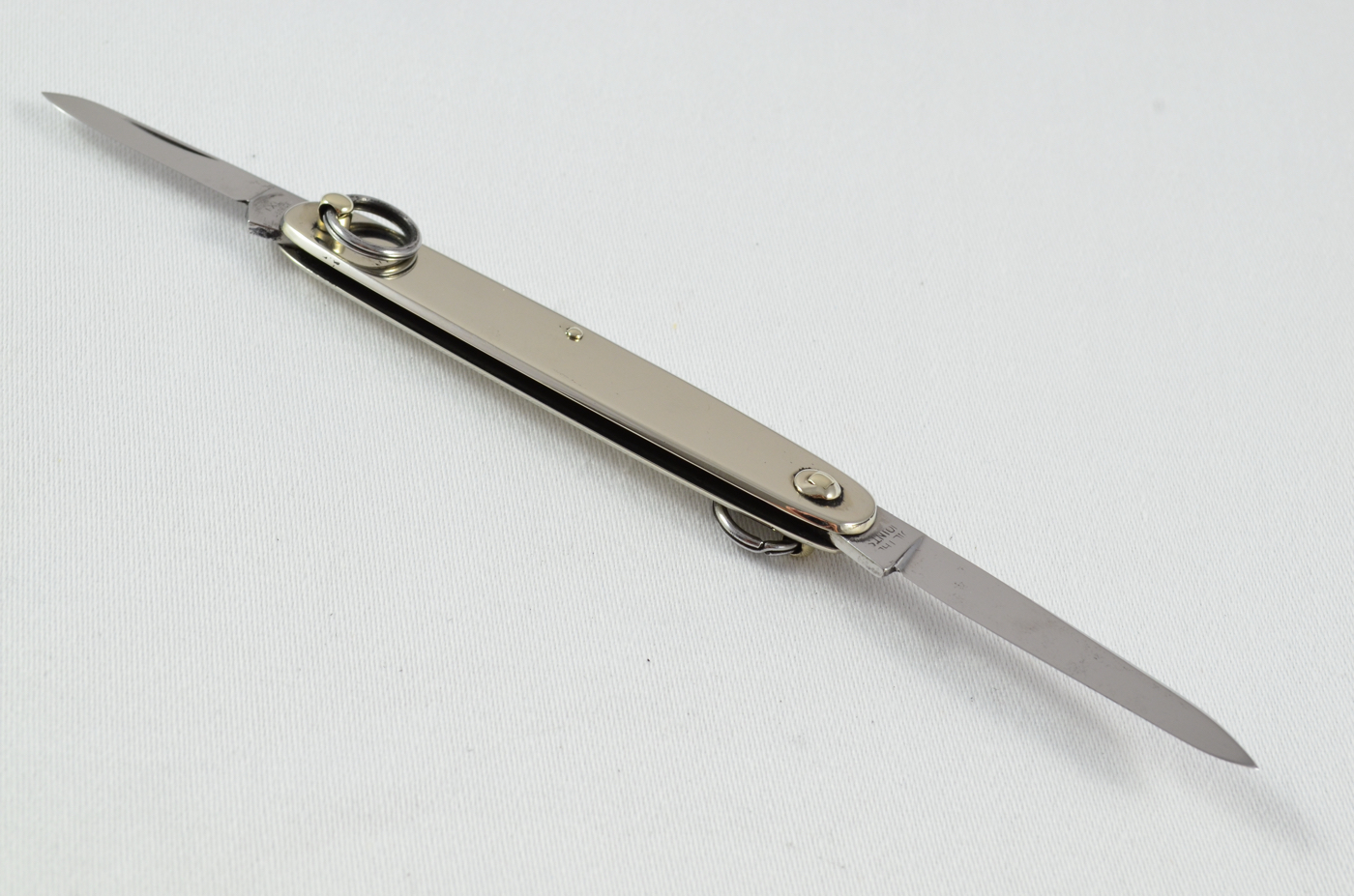 A George Wostenholme Folding Nickel Ring Pocket Pen Knife Sheffield - Image 4