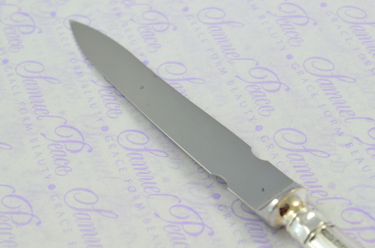 Dimmer & Son Sheffield Sterling Silver Handled Letter Opener Kings Pattern 1958 Cased - Image 5