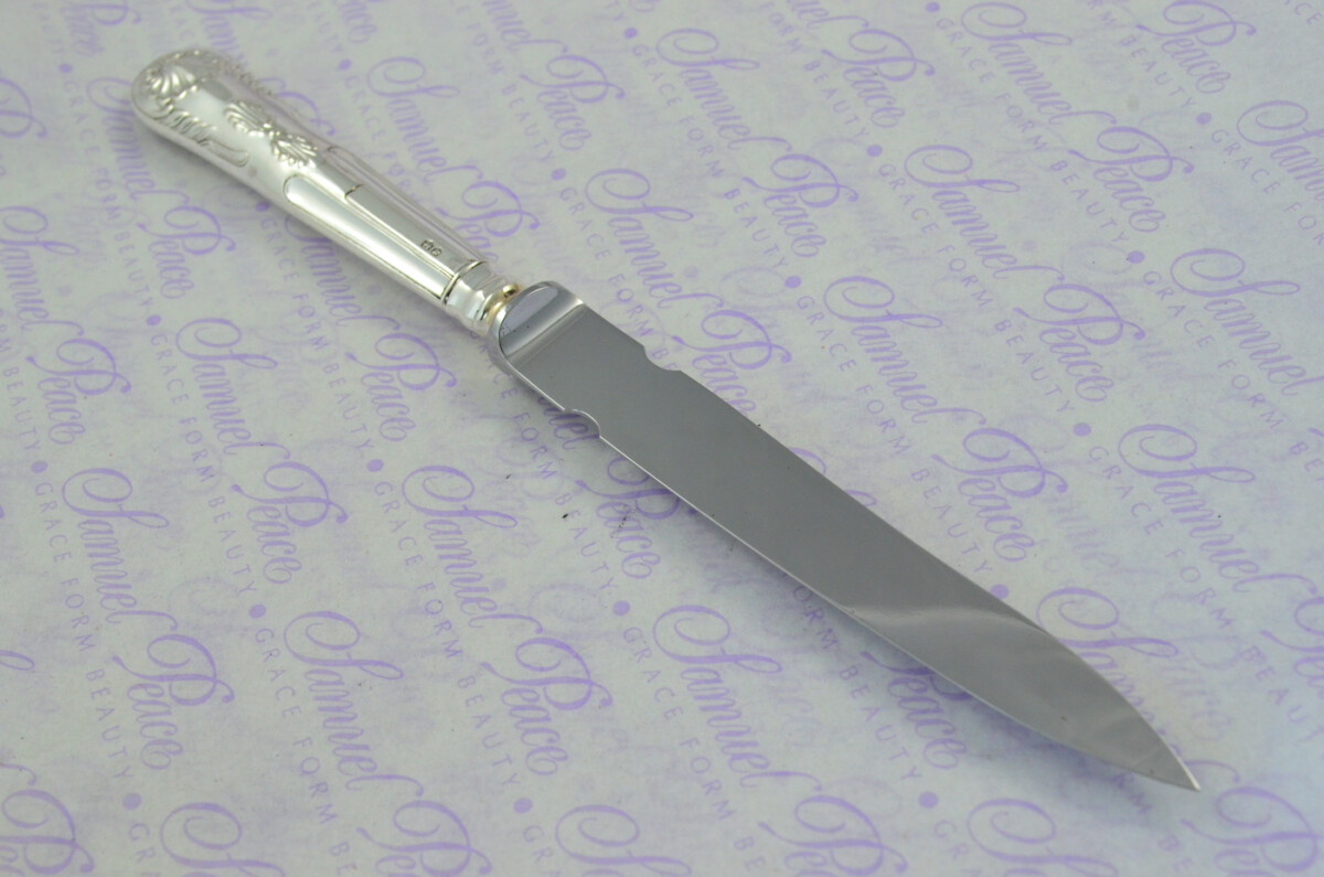 Dimmer & Son Sheffield Sterling Silver Handled Letter Opener Kings Pattern 1958 Cased - Image 6