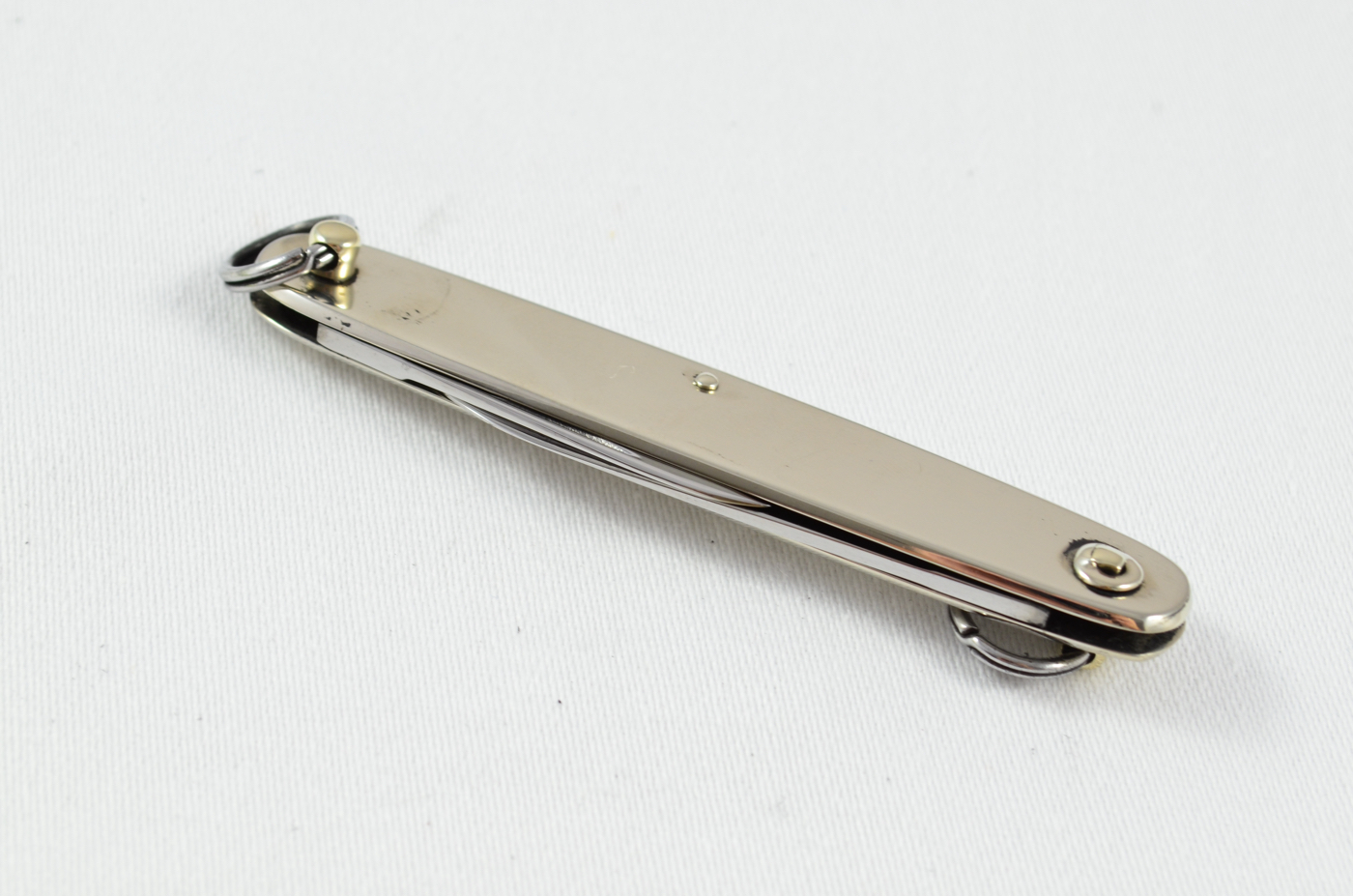 A George Wostenholme Folding Nickel Ring Pocket Pen Knife Sheffield - Image 6