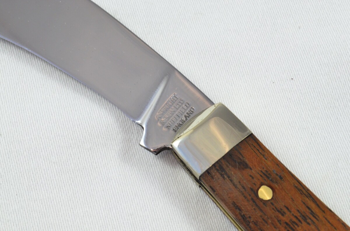 Sheffield Made A Wright Pruner Pruning Wooden Scaled Pocket Pen Knife - Image 2