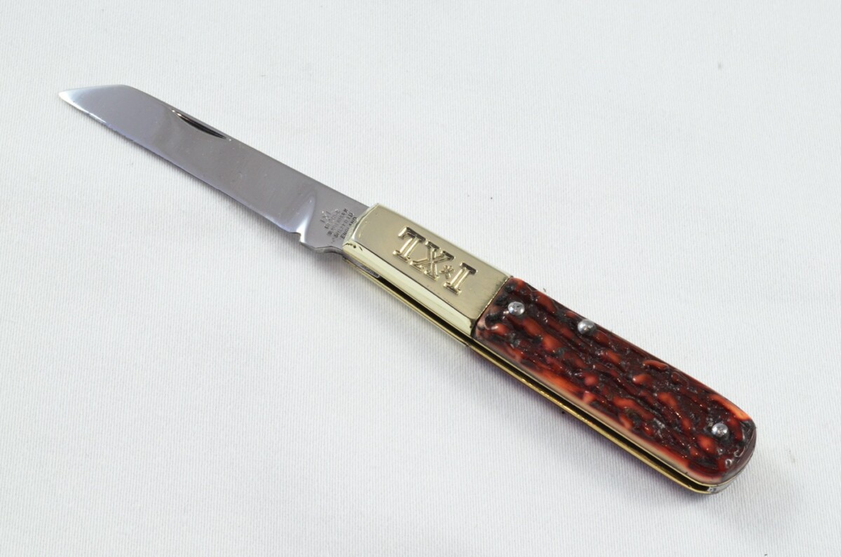 Sheffield George Wostenholm Antique Folding Imitation Stag Scaled Pocket Pen Knife