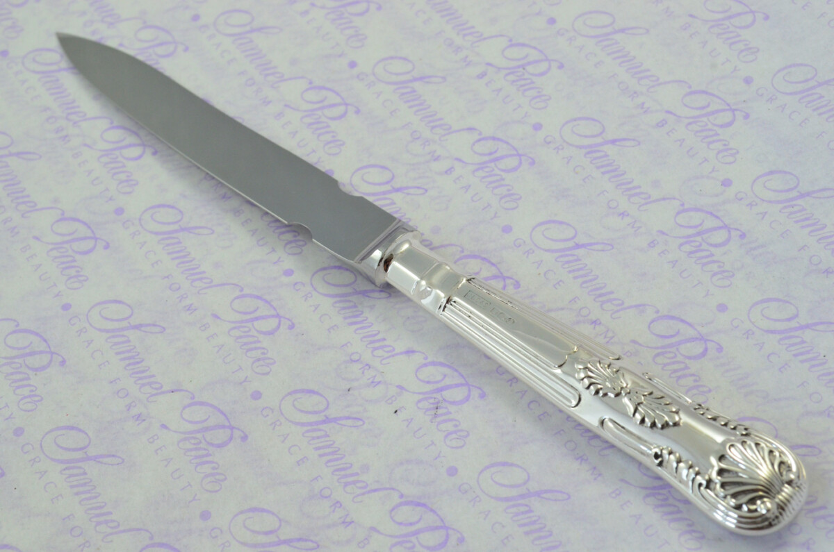 John B Chatterly & Sons Sheffield Sterling Silver Handled Letter Opener Kings Pattern 1972 Cased - Image 2