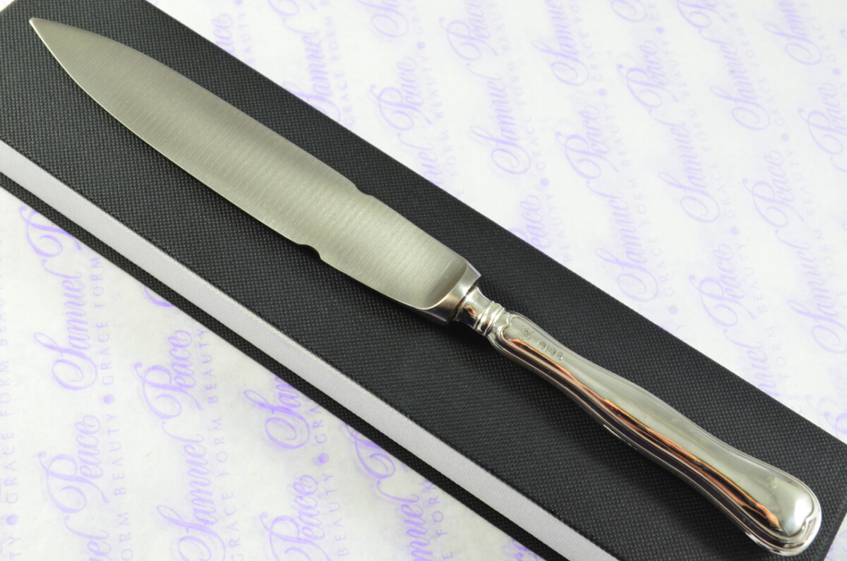 Cooper Bros French Fiddle Pattern Sterling Silver Letter Opener Sheffield 1909
