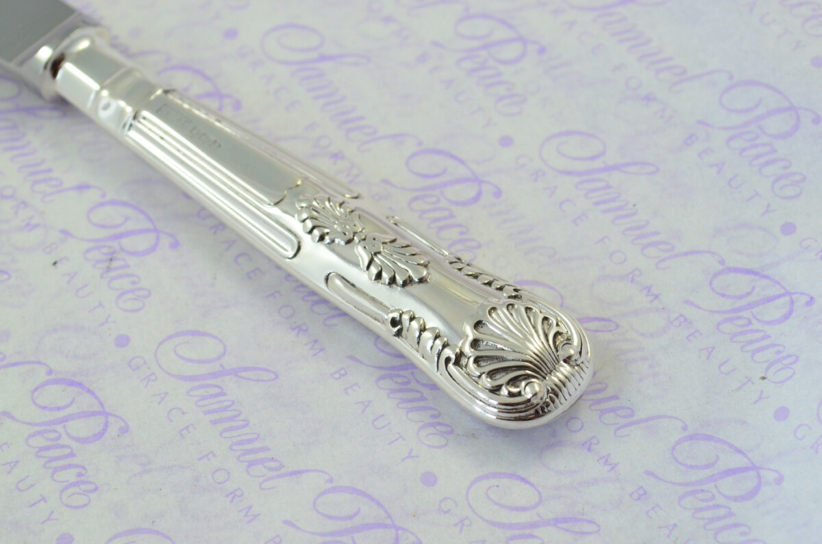 John B Chatterly & Sons Sheffield Sterling Silver Handled Letter Opener Kings Pattern 1972 Cased - Image 3
