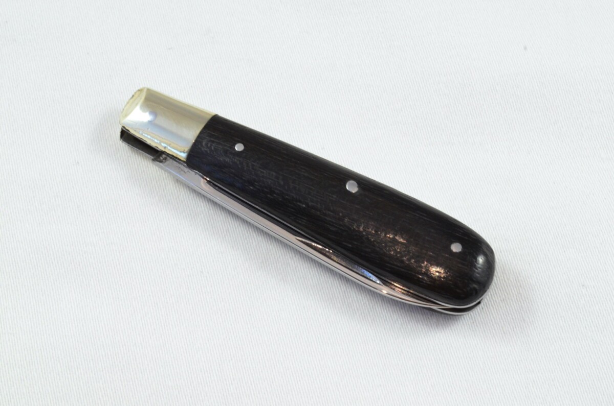 Sheffield Made Lockwood Bros Antique Folding Ebony Scaled Pocket Pen Knife - Image 4