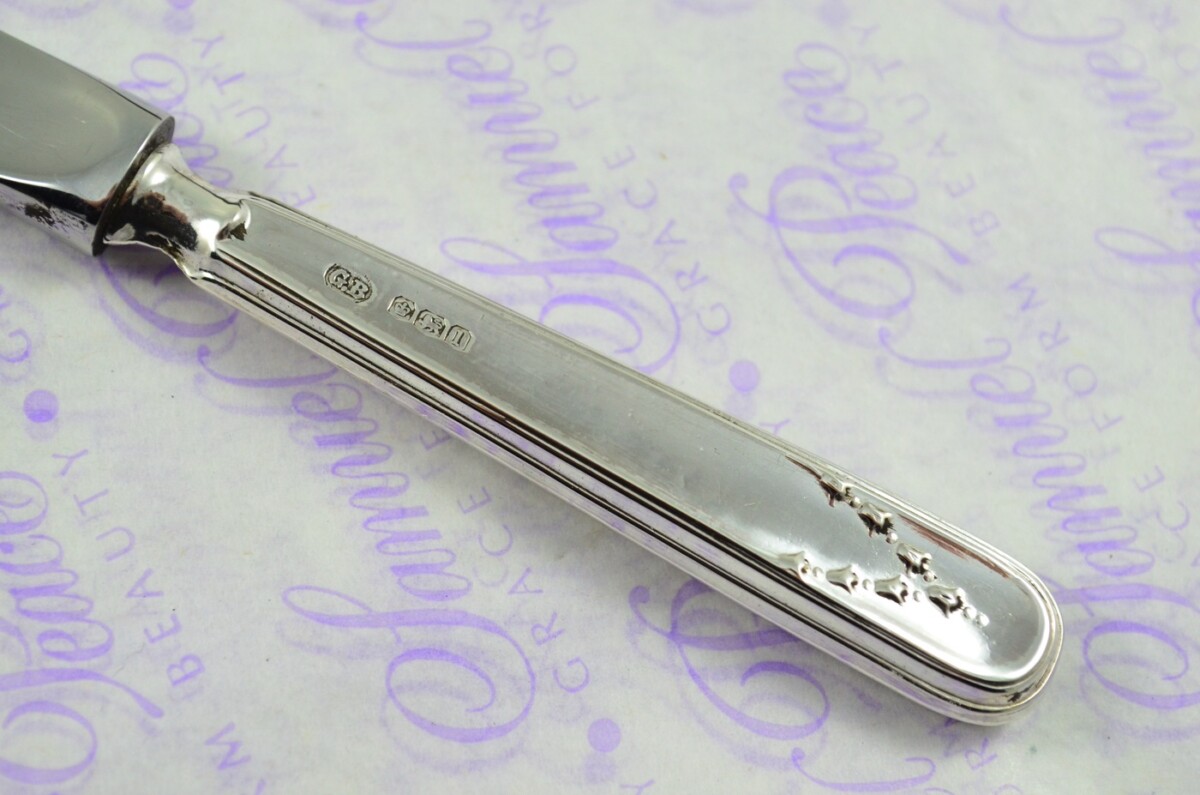 George Beatson Sheffield Sterling Silver Handled Letter Opener/Paper knife Moulin Pattern 1928 - Image 3
