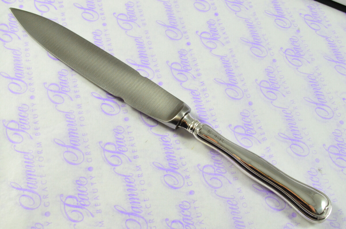Cooper Bros French Fiddle Pattern Sterling Silver Letter Opener Sheffield 1909 - Image 5
