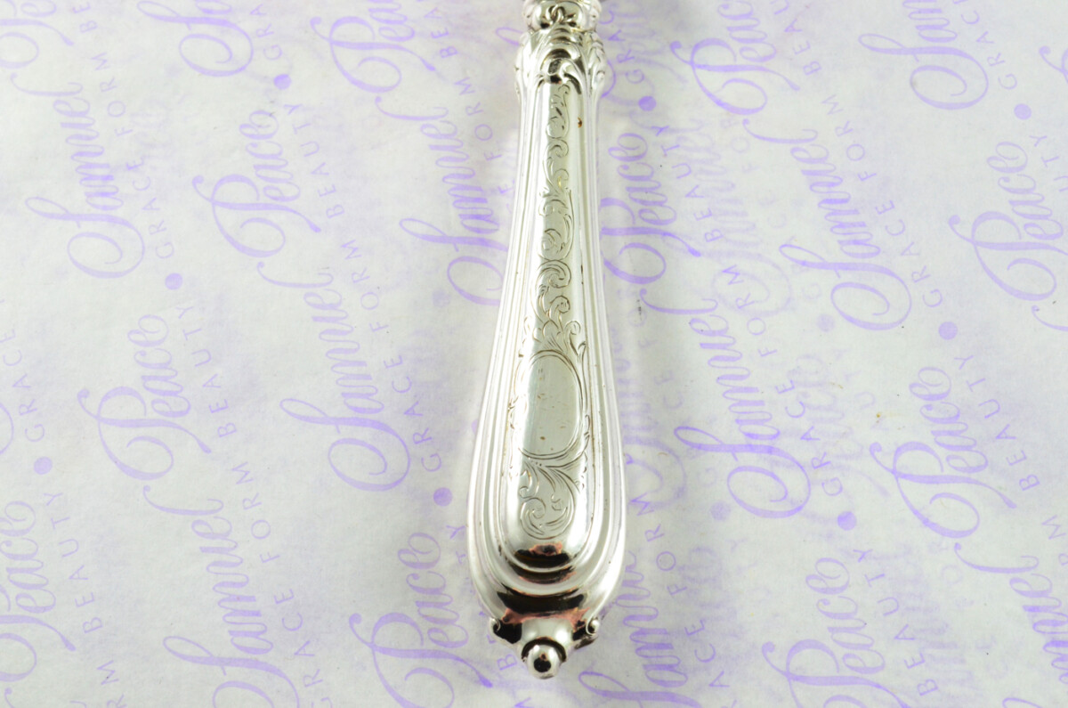 Edgbaston Pattern Sydney & Co Birmingham Sterling Silver Handled Letter Opener 1900 Cased - Image 5