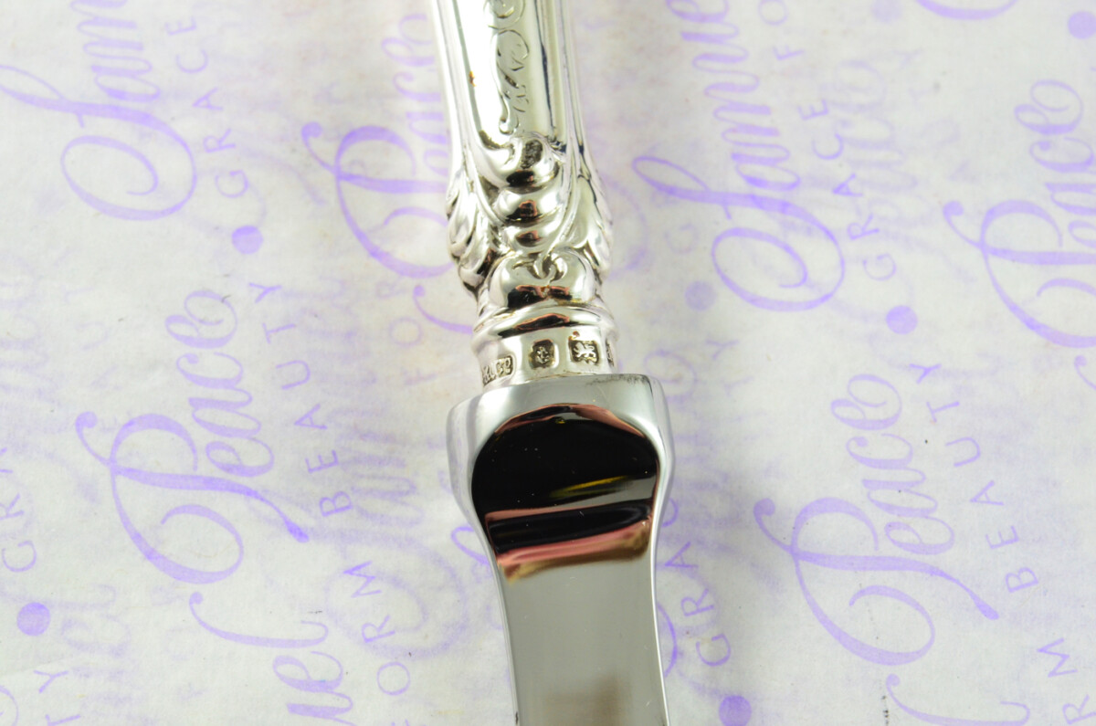 Edgbaston Pattern Sydney & Co Birmingham Sterling Silver Handled Letter Opener 1900 Cased - Image 6