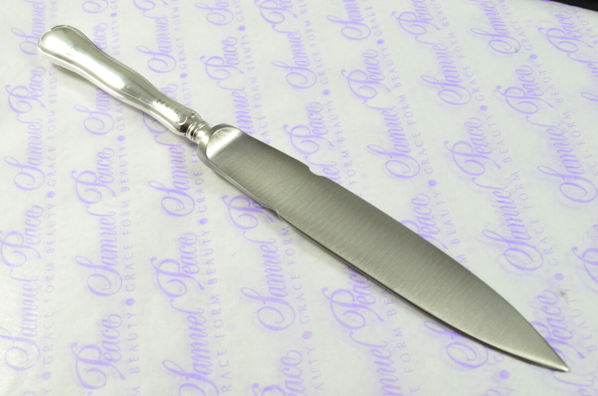Cooper Bros French Fiddle Pattern Sterling Silver Letter Opener Sheffield 1909 - Image 8