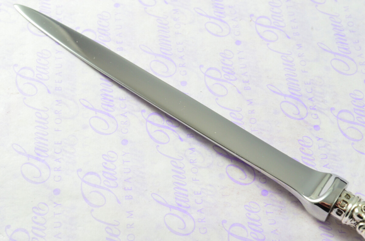 Edgbaston Pattern Sydney & Co Birmingham Sterling Silver Handled Letter Opener 1900 Cased - Image 7