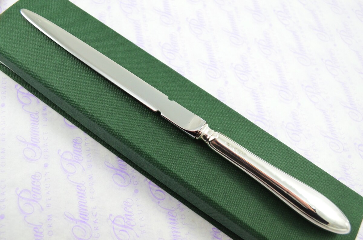Henry Wigfall Sheffield Sterling Silver Handled Letter Opener/Paper knife Pistol Pattern 1919