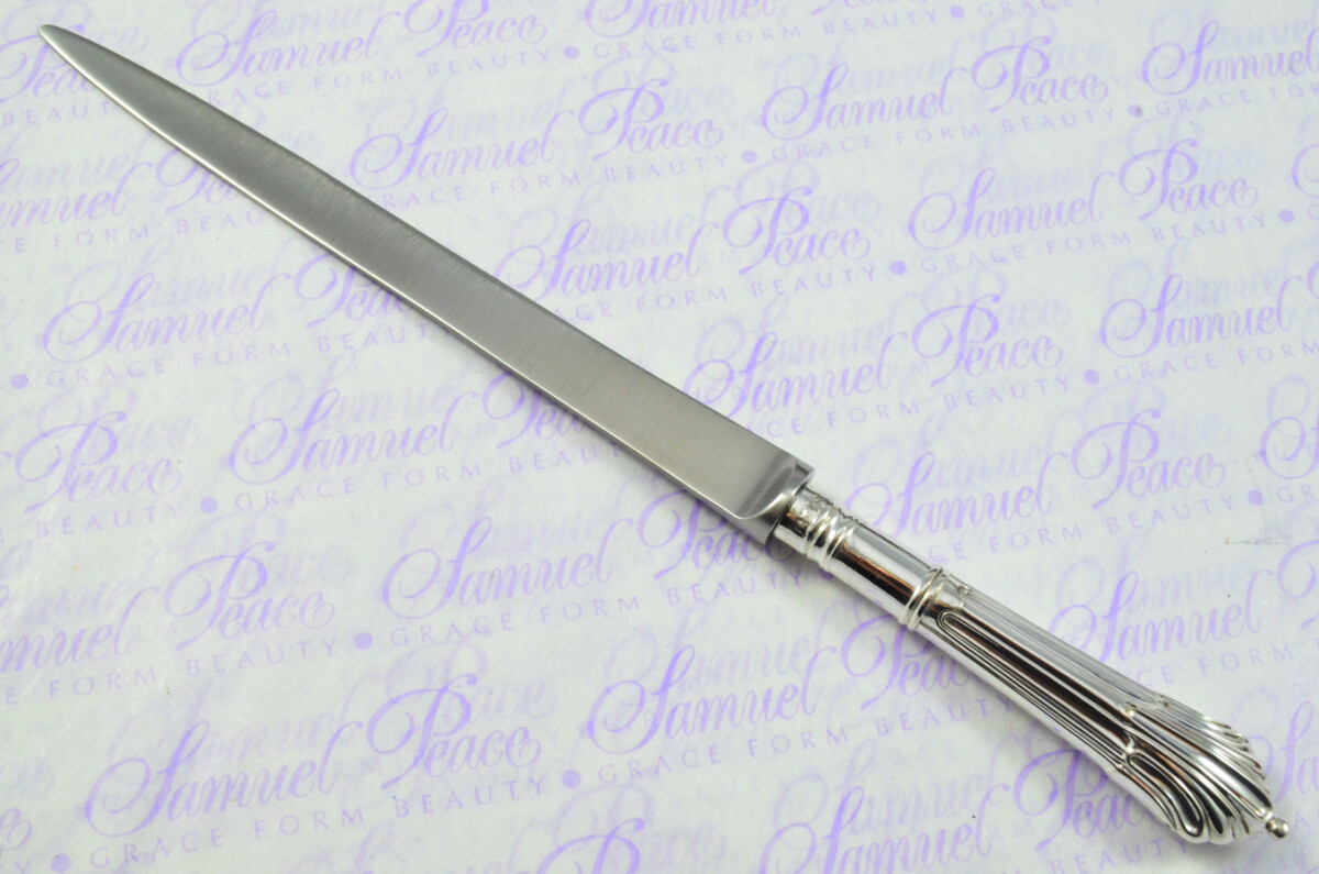 Harrison Brothers Sheffield Sterling Silver Handled Letter Opener Albany Pattern 1904 Cased - Image 3