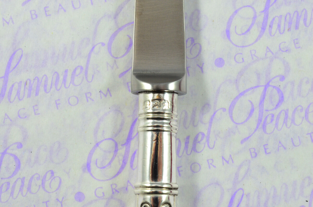 Harrison Brothers Sheffield Sterling Silver Handled Letter Opener Albany Pattern 1904 Cased - Image 6