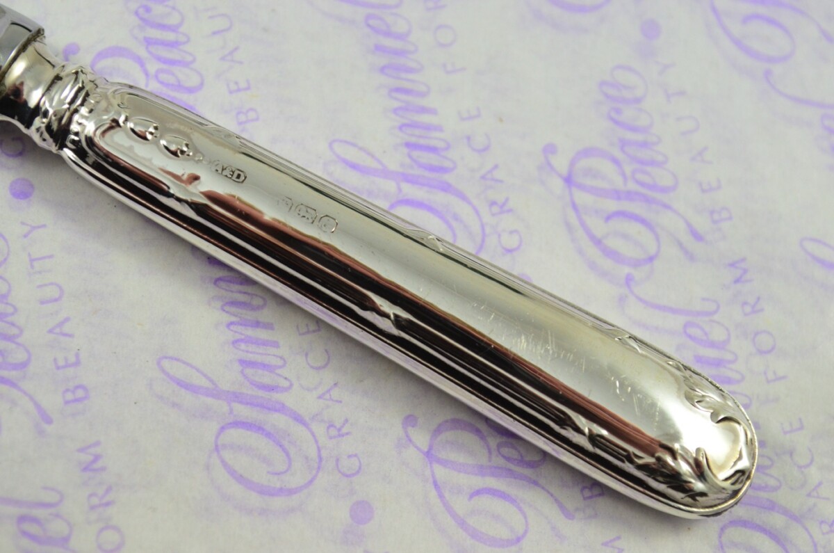 Allen & Darwin Sheffield Sterling Silver Handled Letter Opener/Paper knife Girthon Pattern 1918 - Image 3