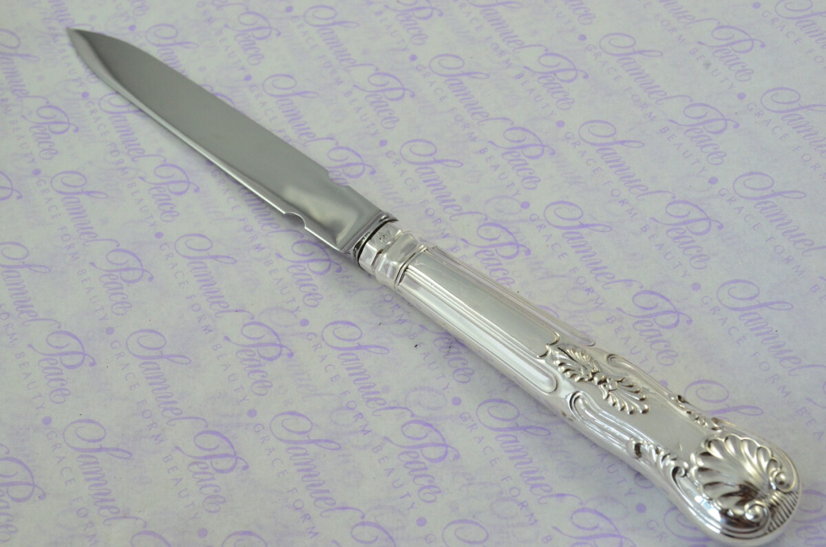 Martin Hall & Co Sheffield Sterling Silver Handled Letter Opener Kings Pattern 1896 Cased - Image 2