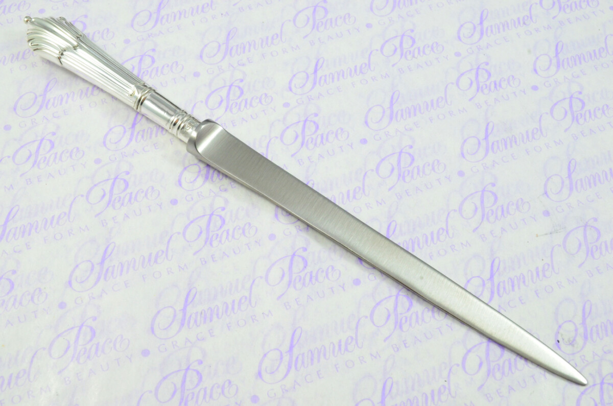 Harrison Brothers Sheffield Sterling Silver Handled Letter Opener Albany Pattern 1904 Cased - Image 8