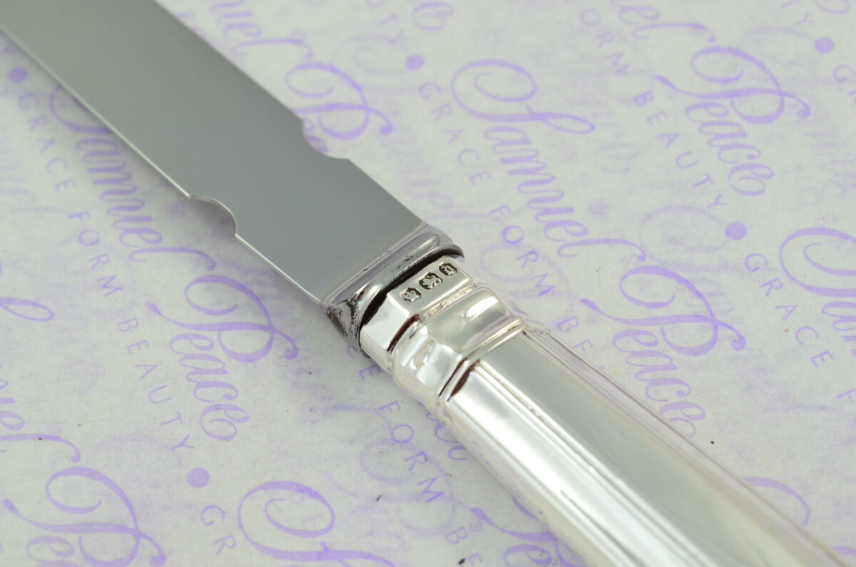 Martin Hall & Co Sheffield Sterling Silver Handled Letter Opener Kings Pattern 1896 Cased - Image 4