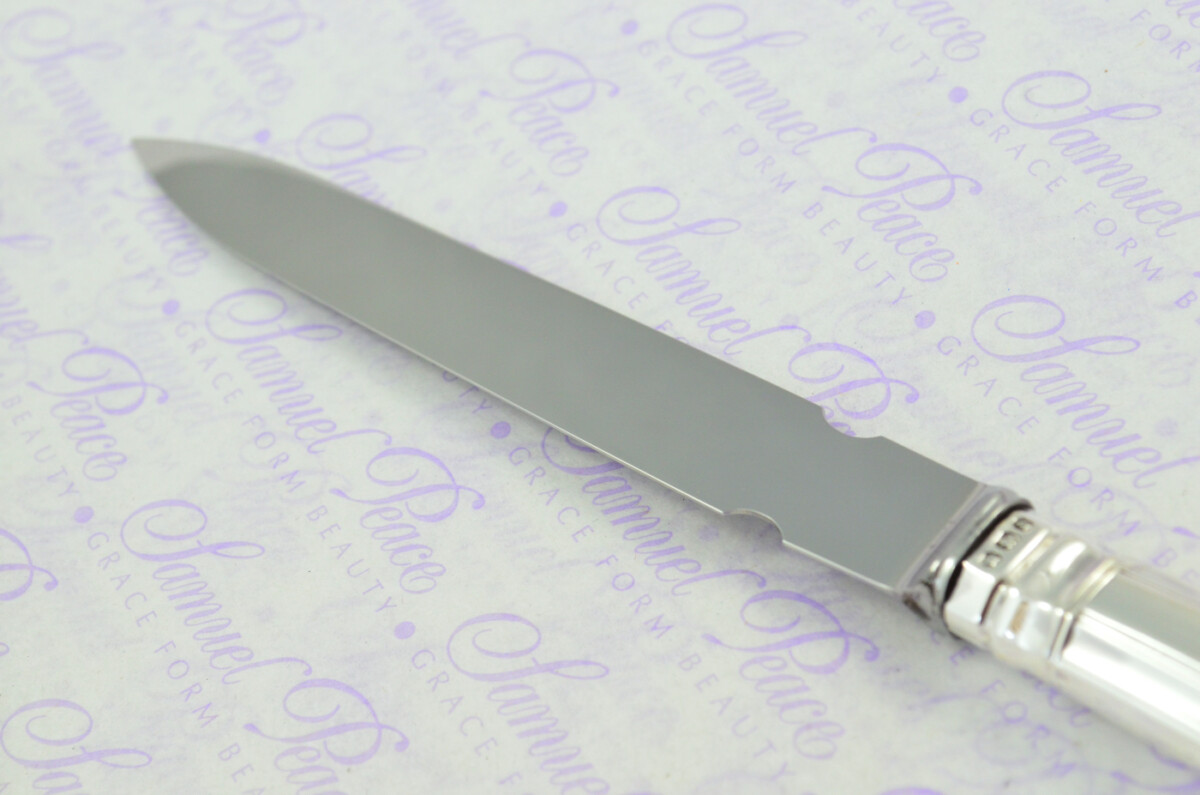 Martin Hall & Co Sheffield Sterling Silver Handled Letter Opener Kings Pattern 1896 Cased - Image 5