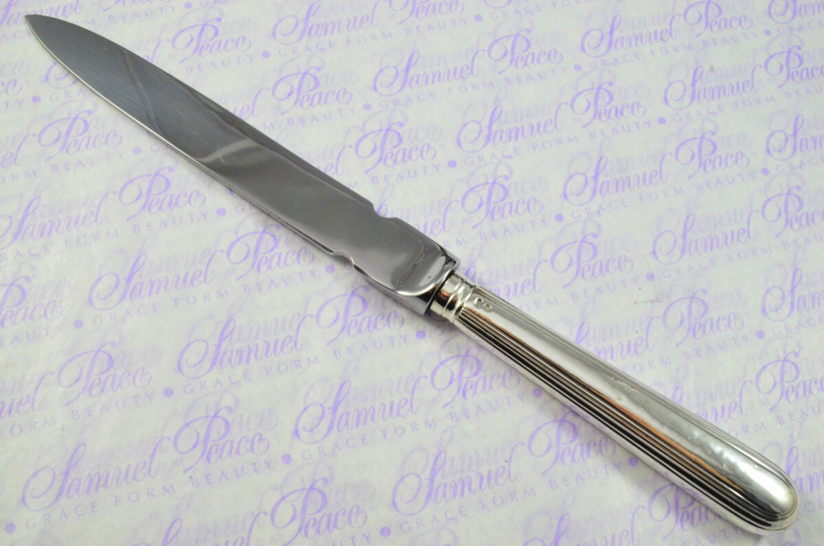 Large Moses Brent London Sterling Silver Handled Letter Opener Old English Thread Pattern 1800 Cased - Image 3