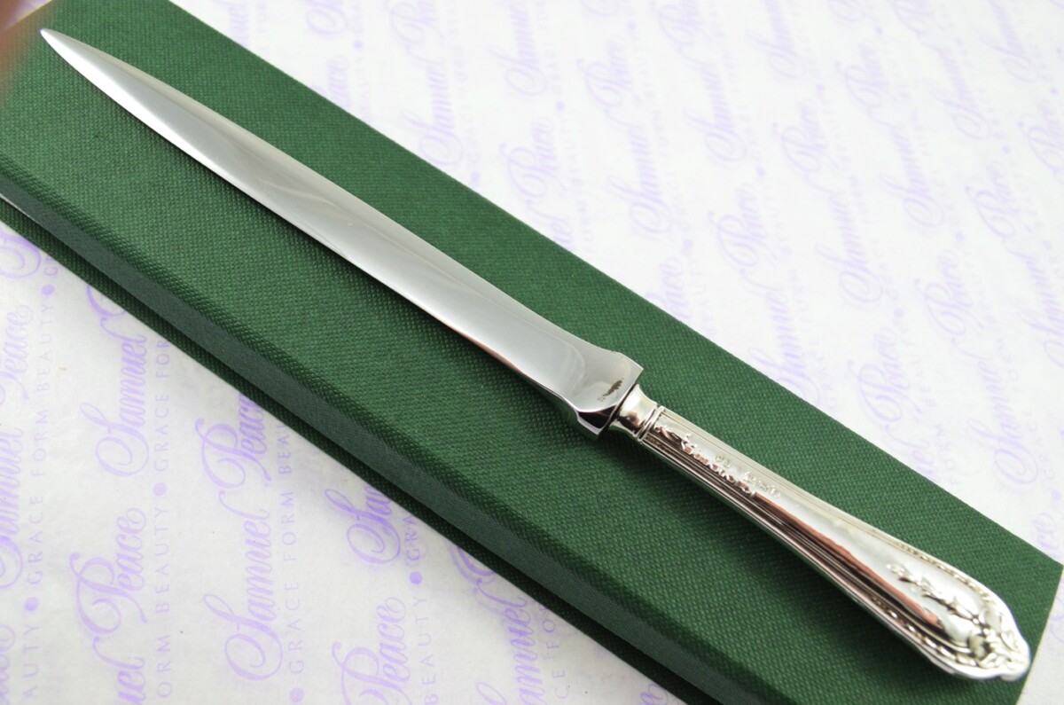 John Yates Sheffield Sterling Silver Handled Letter Opener/Paper knife Kelton Pattern 1923