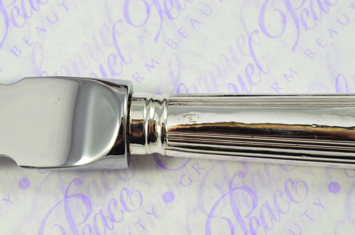 Large Moses Brent London Sterling Silver Handled Letter Opener Old English Thread Pattern 1800 Cased - Image 7
