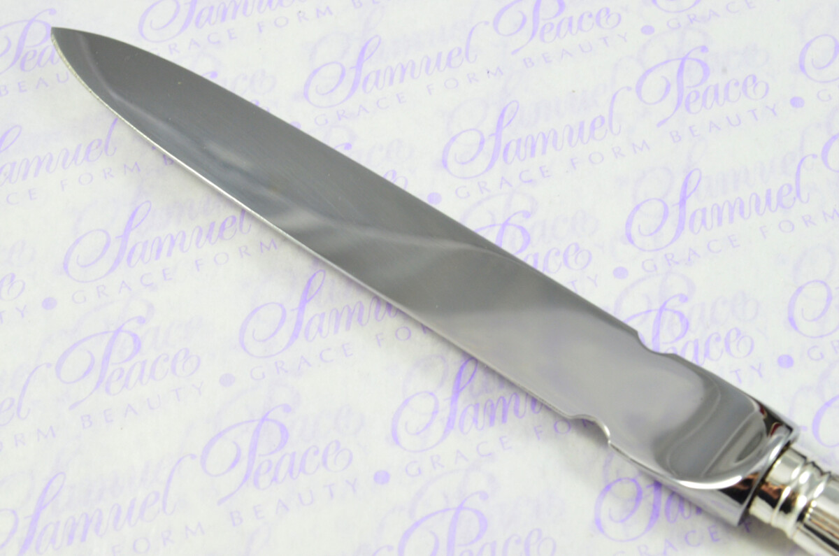 Large Moses Brent London Sterling Silver Handled Letter Opener Old English Thread Pattern 1800 Cased - Image 5