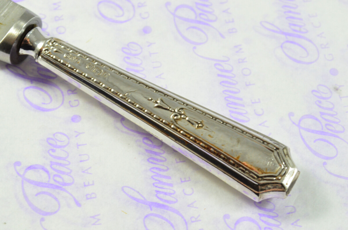 Boodle & Dunthorne Sheraton Pattern Sterling Silver Letter Opener Sheffield 1925 - Image 5