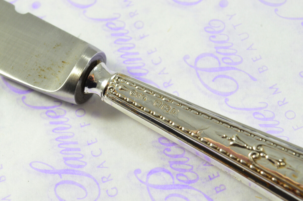 Boodle & Dunthorne Sheraton Pattern Sterling Silver Letter Opener Sheffield 1925 - Image 6