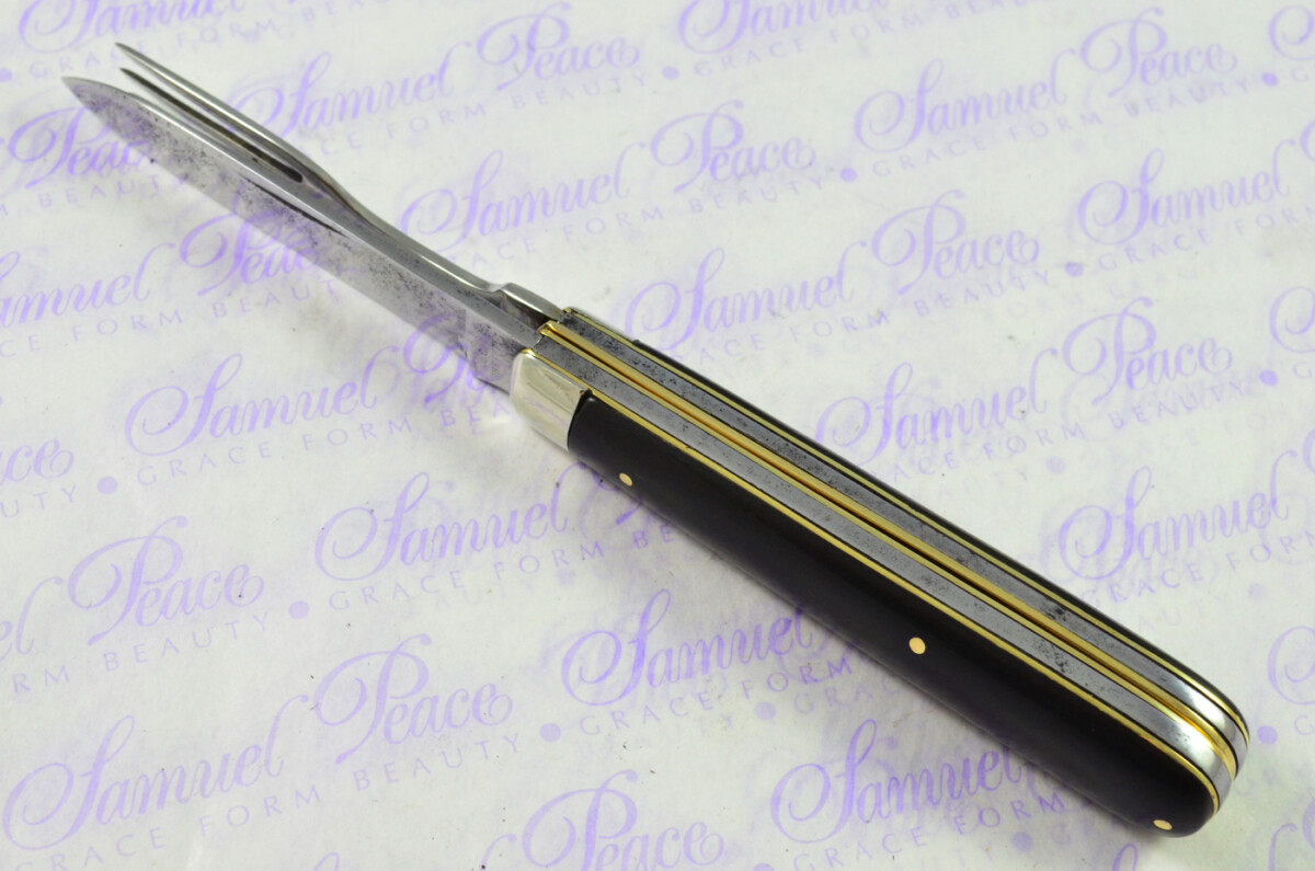 Antique Beautiful RARE Sheffield 2 Piece Campaign Set J.G. Graves Genuine Made in Sheffield England - Image 7