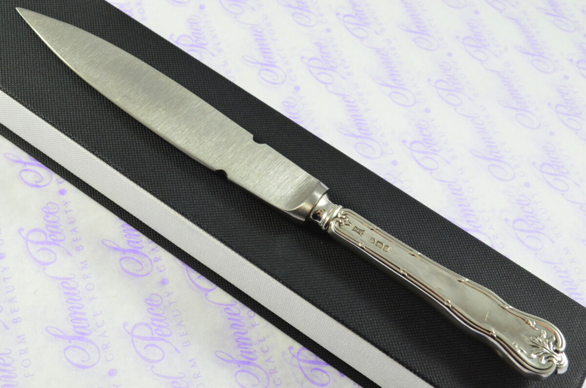 Walker & Hall Ruskin Pattern Sterling Silver Letter Opener Sheffield 1917