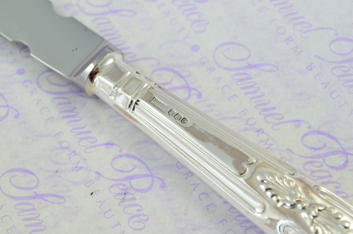 John B Chatterley & Sons Sheffield Sterling Silver Handled Letter Opener Kings Pattern 1972 Cased - Image 4