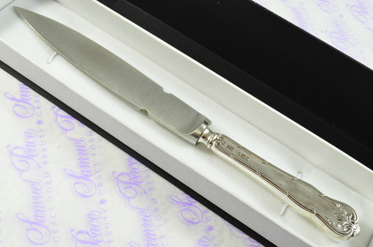 Walker & Hall Ruskin Pattern Sterling Silver Letter Opener Sheffield 1917 - Image 3