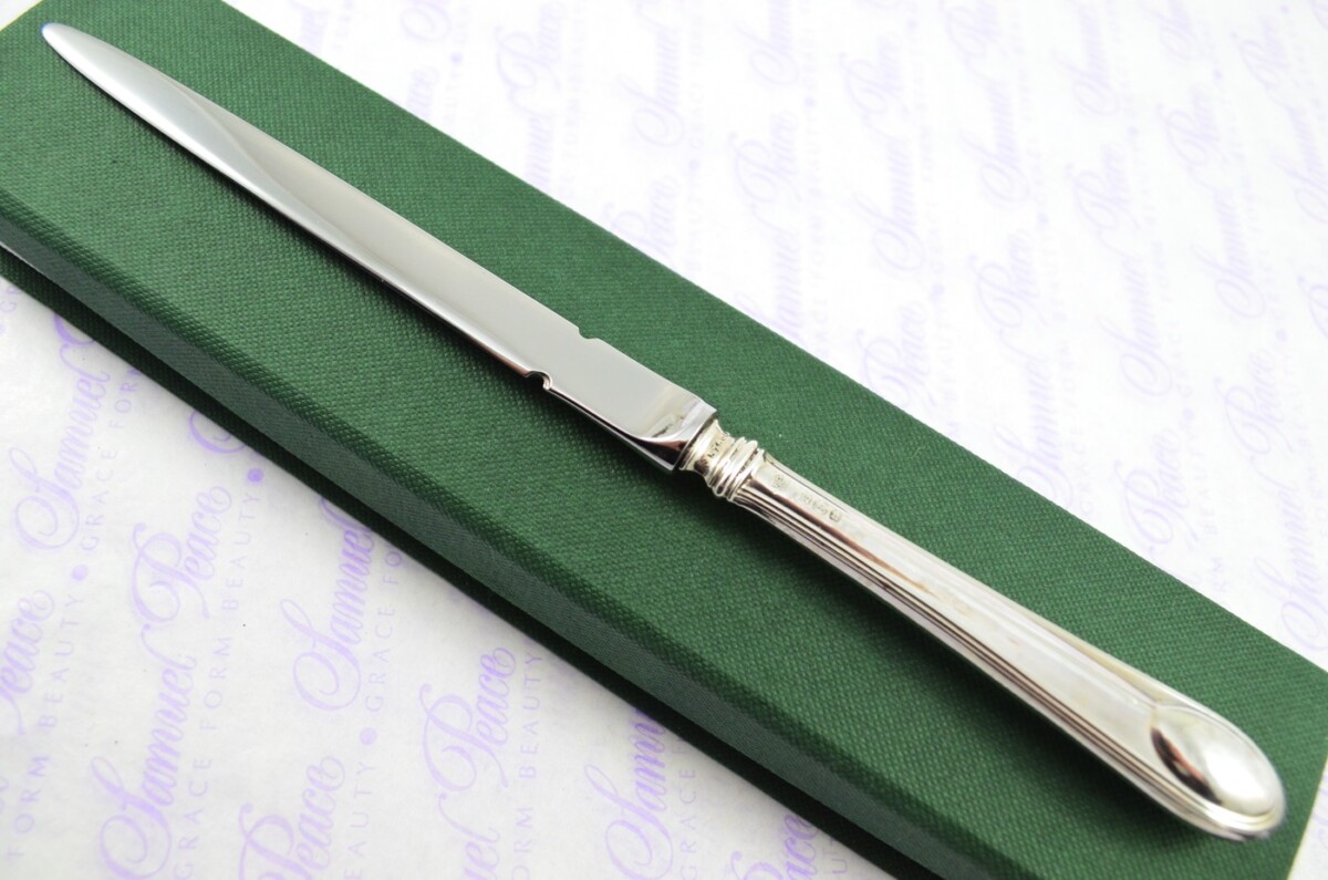 Cooper Bros Sheffield Sterling Silver Handled Letter Opener/Paper knife Mirror Pattern 1912
