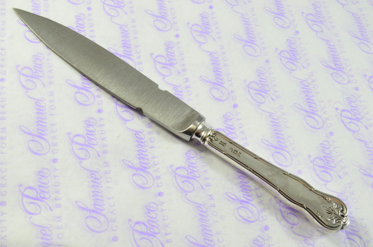 Walker & Hall Ruskin Pattern Sterling Silver Letter Opener Sheffield 1917 - Image 5