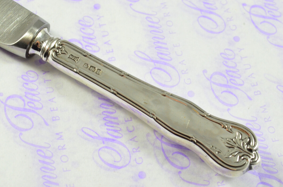 Walker & Hall Ruskin Pattern Sterling Silver Letter Opener Sheffield 1917 - Image 4