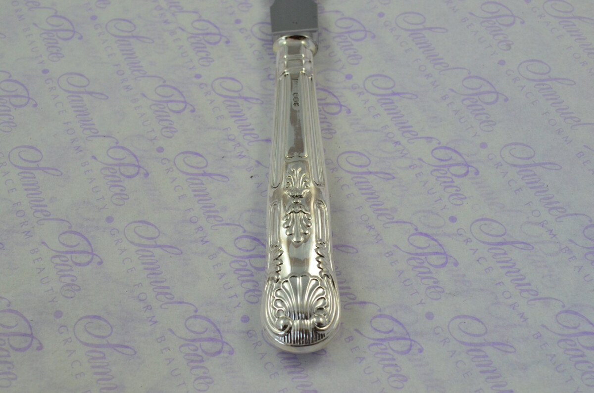 John B Chatterley & Sons Sheffield Sterling Silver Handled Letter Opener Kings Pattern 1972 Cased - Image 7