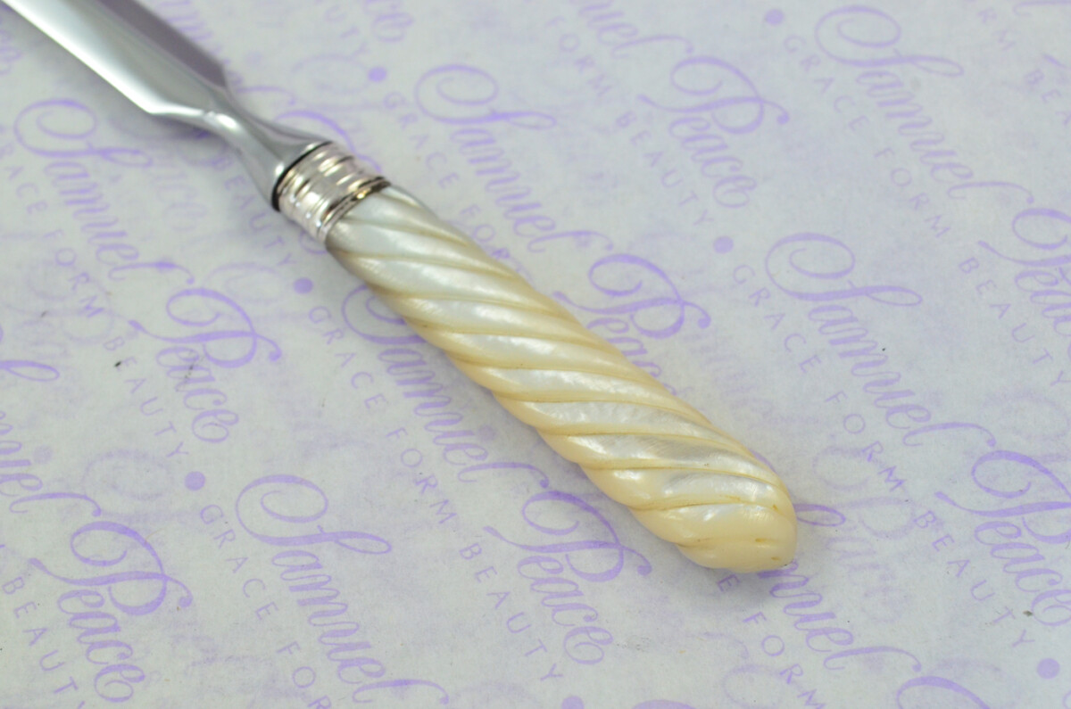 Birmingham Adie & Lovekin Mother of Pearl Handled Letter Opener 1919 Boxed - Image 2