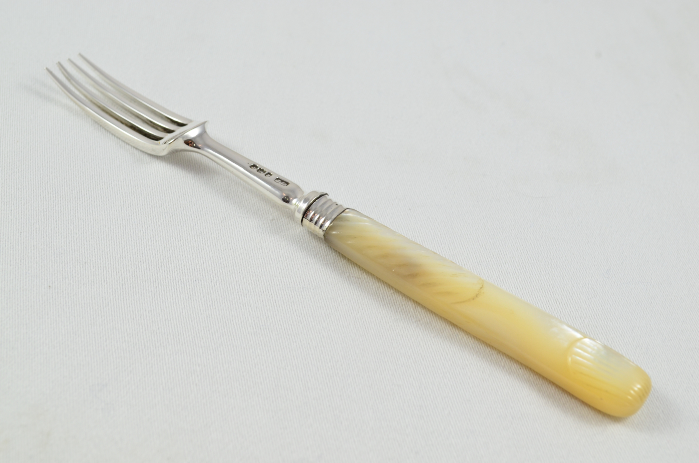 Beautiful Set of 6 Knives & 6 Forks with Mother Of Pearl Handles 1816 - Image 7