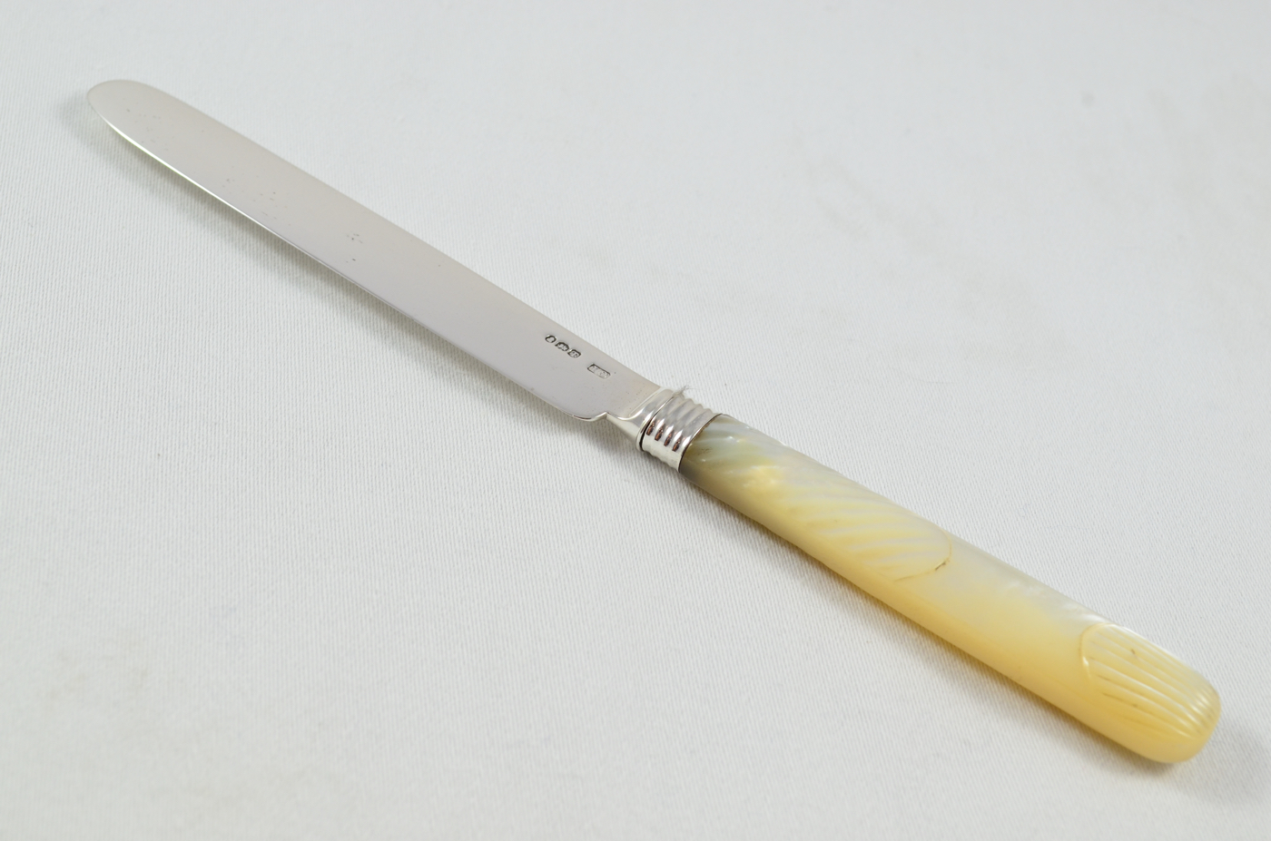 Beautiful Set of 6 Knives & 6 Forks with Mother Of Pearl Handles 1816 - Image 9