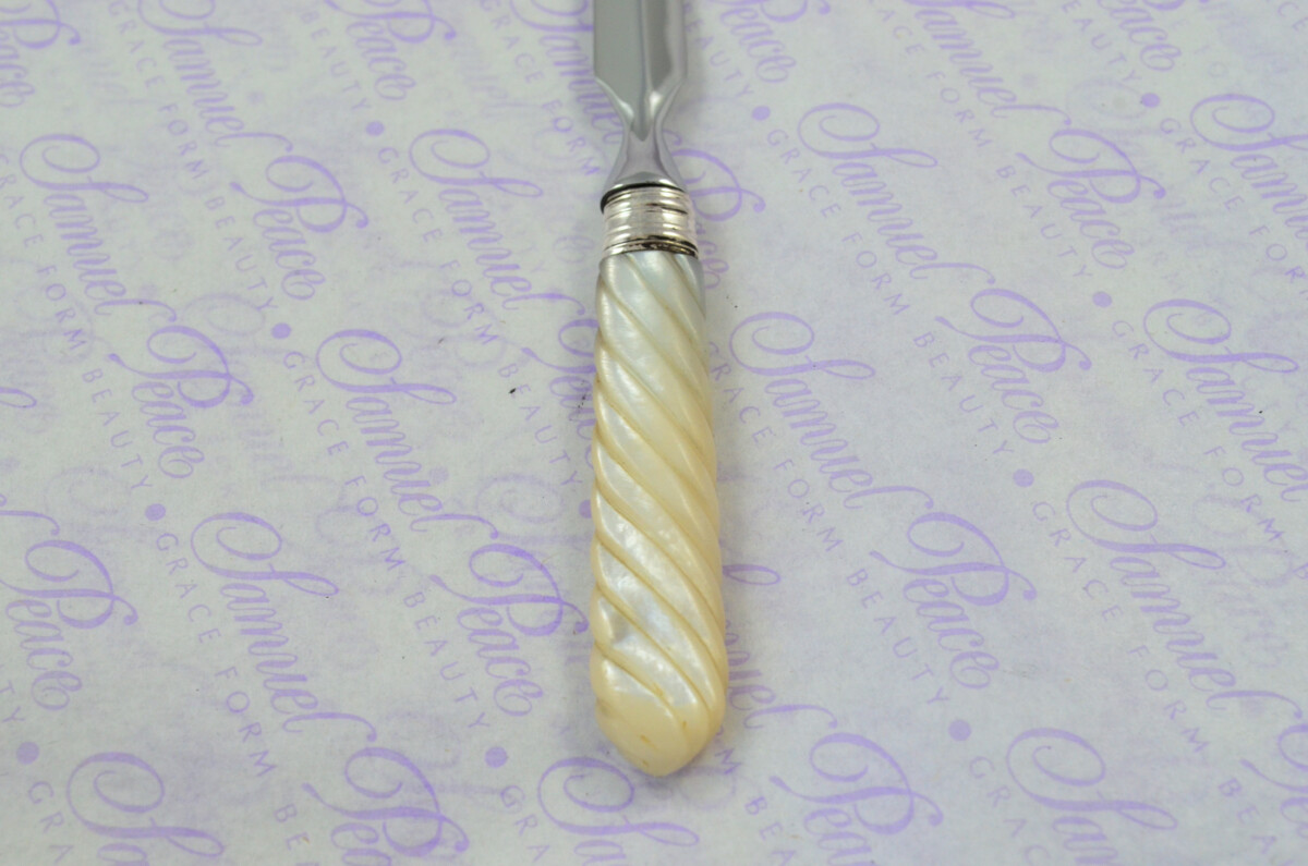 Birmingham Adie & Lovekin Mother of Pearl Handled Letter Opener 1919 Boxed - Image 6