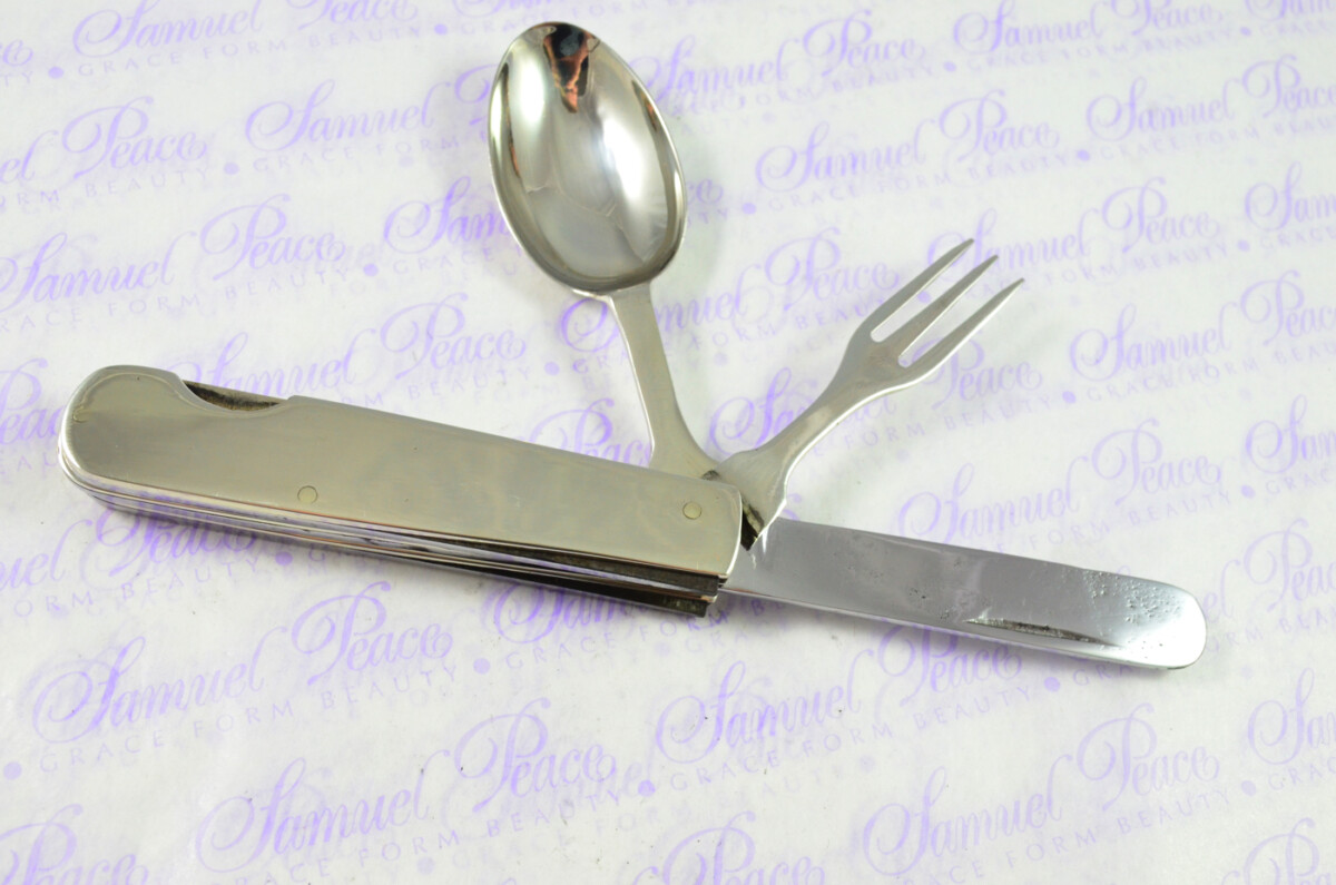 Antique RARE Sheffield Campaign Set Knife Fork & Spoon Genuine Made in Sheffield England - Image 19