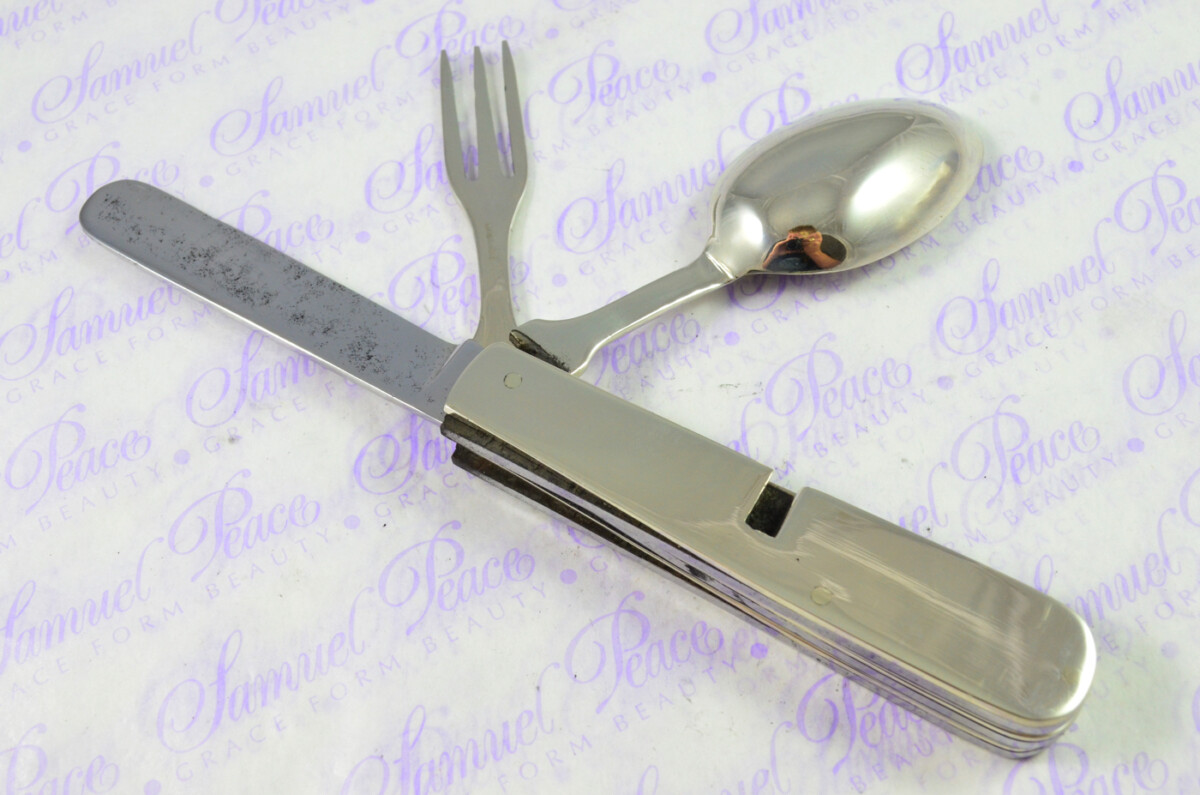 Antique RARE Sheffield Campaign Set Knife Fork & Spoon Genuine Made in Sheffield England - Image 14