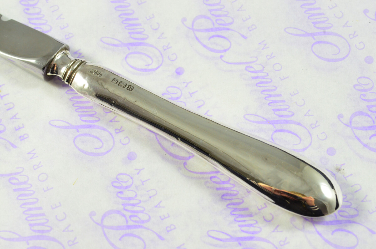 Robert Fead Mosley Old English Pattern Sterling Silver Letter Opener Sheffield 1912 - Image 5