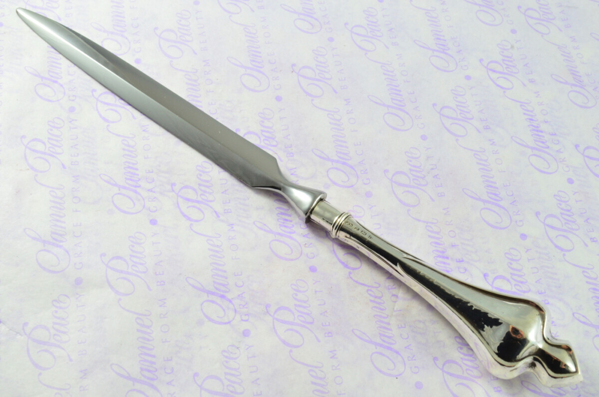 Hampton Pattern Crisford & Norris Birmingham Sterling Silver Handled Letter Opener 1912 Cased - Image 3