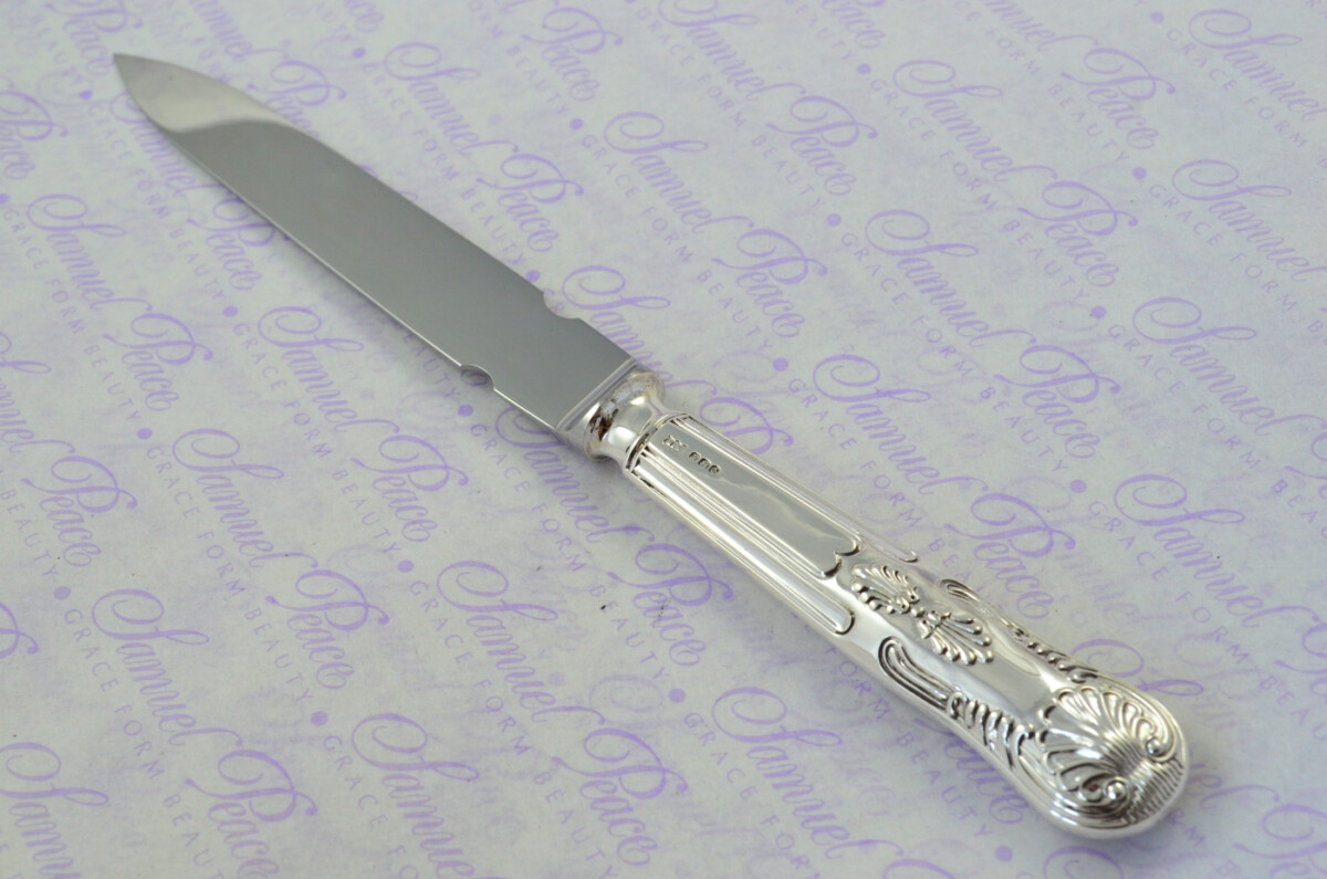 Mappin & Webb Sheffield Sterling Silver Handled Letter Opener Kings Pattern 1973 Cased - Image 2