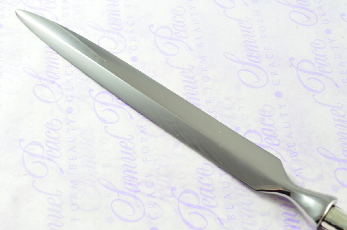 Hampton Pattern Crisford & Norris Birmingham Sterling Silver Handled Letter Opener 1912 Cased - Image 6