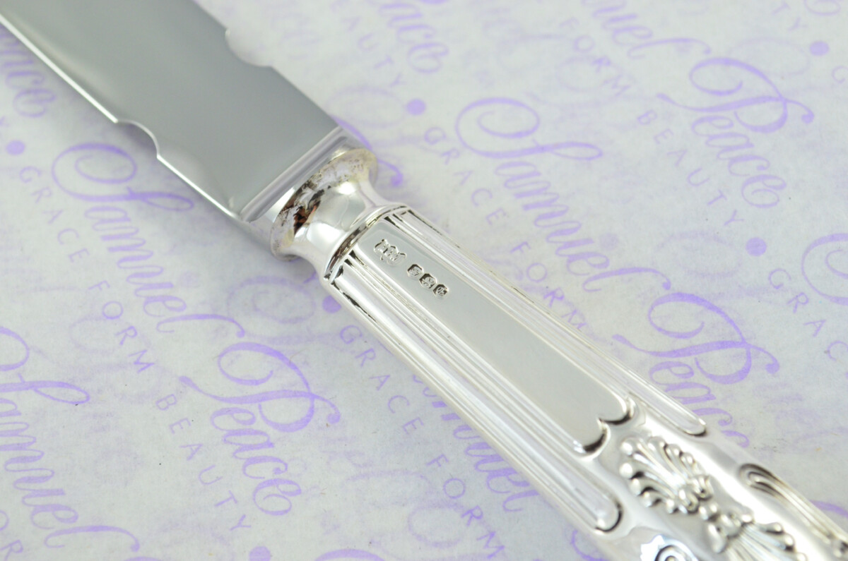 Mappin & Webb Sheffield Sterling Silver Handled Letter Opener Kings Pattern 1973 Cased - Image 4