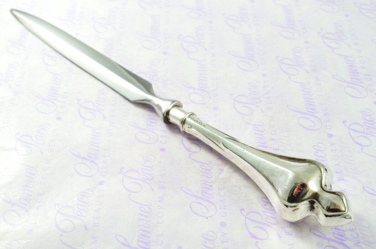 Hampton Pattern Crisford & Norris Birmingham Sterling Silver Handled Letter Opener 1912 Cased - Image 7